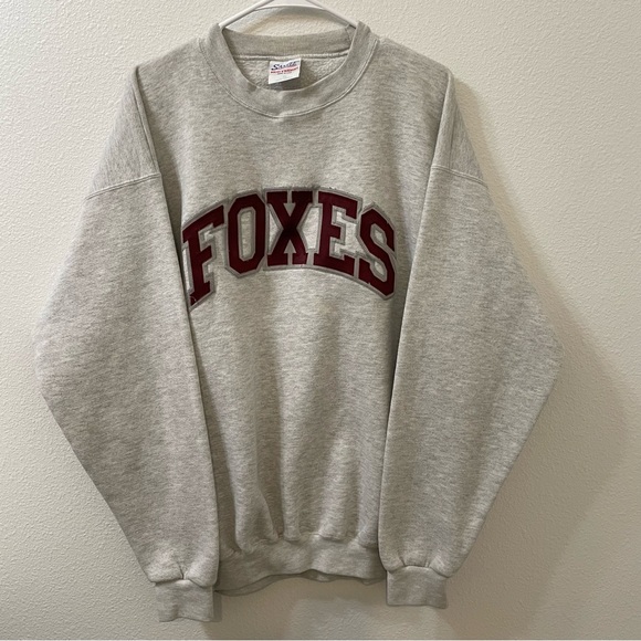 Santee Foxes pullover sweatshirt gray xl - Picture 1 of 4